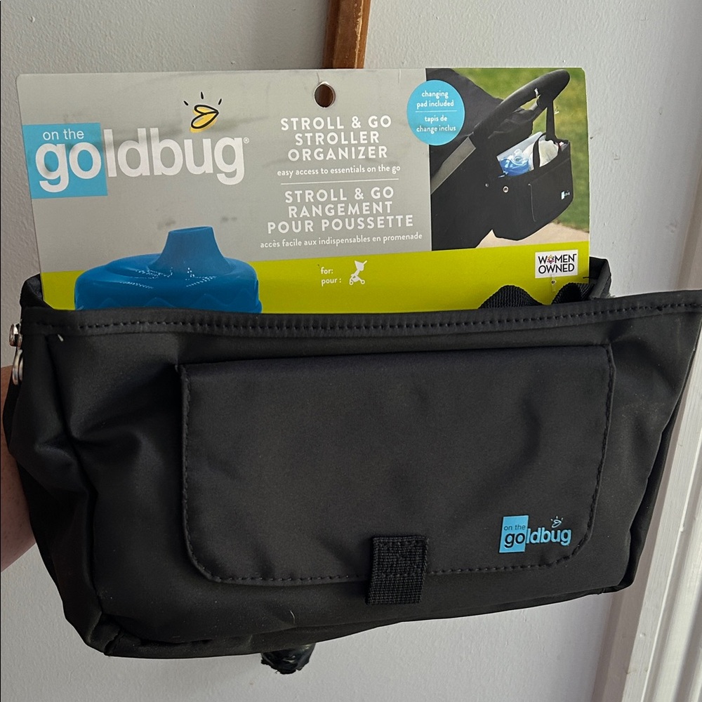 Goldbug Black Stroller Organizer